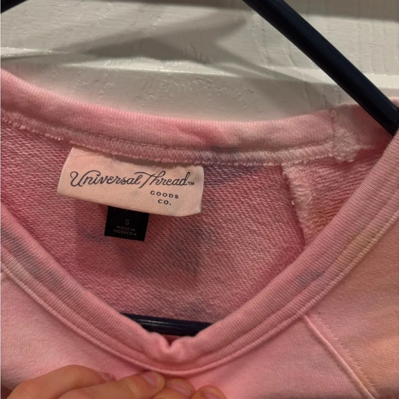 Pink tie-dye, universal thread crewneck - Picture 3 of 3